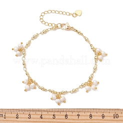 Charm-Armbänder mit natürlichen Süßwasserzuchtperlen&nbsp;BJEW-JB14049