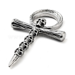 Pendentifs en alliage de style tibétain&nbsp;TIBE-L012-040AS-02