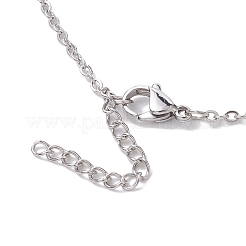 Ожерелья с подвеской в виде клетки с кристаллами&nbsp;NJEW-JN04756-02