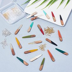 Наборы для изготовления висячих серег своими руками&nbsp;DIY-OC0006-31