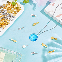 120 шт. 4 стиля тибетского стиля сплава клеящиеся плоские дужки&nbsp;FIND-HY0004-74