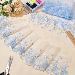 5 ярд полиэстеровой кружевной ленты с вышивкой&nbsp;OCOR-BC0006-66A