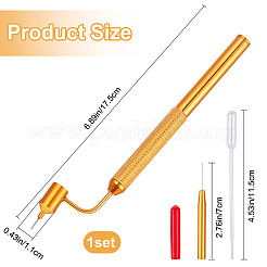 Наклонная тонкая линия из алюминиевого сплава AJEW-WH0326-34