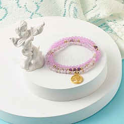 Набор браслетов с камнями BJEW-JB07334