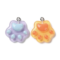 Мультяшные полупрозрачные подвески из смолы RESI-D071-01