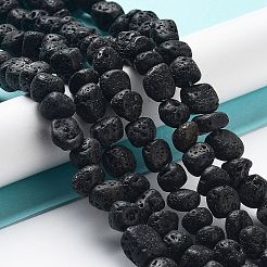 Бусы из натуральной лавы G-D085-A01-02