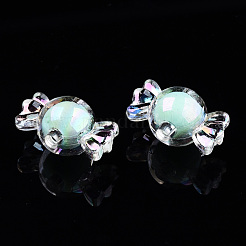 Прозрачные акриловые бусины X-TACR-N011-002A-03