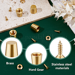 4 комплект латунных мебельных накладок&nbsp;FIND-FH0016-58C