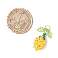 Подвески-бутоны из стеклянных бусинок&nbsp;PALLOY-MZ00759