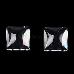 Cabochon in vetro trasparente&nbsp;LS-GGLA-WH0034-07