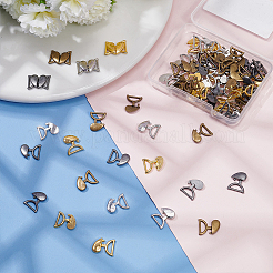 40 шт. 4-х цветные застежки-кнопки из сплава FIND-WR0010-53