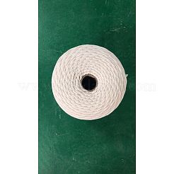 Нитки хлопчатобумажные для украшения&nbsp;OCOR-WH0009-C01-4mm-02