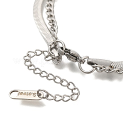 201 двухслойная цепочка-змейка из нержавеющей стали STAS-B076-02P