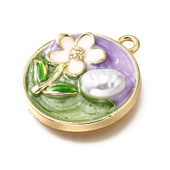 Подвески из эмали и сплава ENAM-K076-10C-G