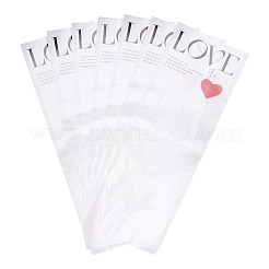 20 pièce de papier d'emballage pour bouquet de fleurs en plastique OPP&nbsp;DIY-TA0003-68A