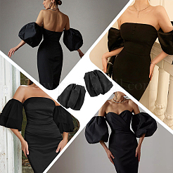 Mangas de satén para mujer&nbsp;AJEW-WH20001-36A