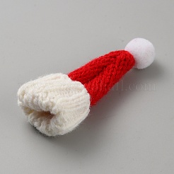 Рождественская тема ручной работы из шерстяной пряжи AJEW-WH0314-525A-01