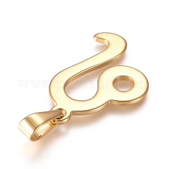 Pendentifs en acier inoxydable 304&nbsp;X1-STAS-L210-06D-G-01