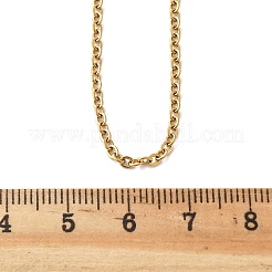 Ионное покрытие (ip) 304 нержавеющая сталь трос цепочка ожерелье для мужчин и женщин STAS-L164A-01G-A