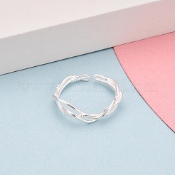 925 открытое кольцо-манжета из стерлингового серебра для женщин&nbsp;STER-N016-150S