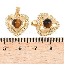 Природных тигровый глаз подвески&nbsp;KK-H538-11G