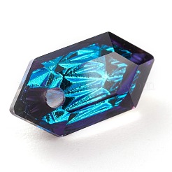 Подвески из тисненого стекла со стразами GLAA-J101-02A-001BB