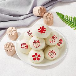 Деревянный воск печать штамп AJEW-WH0122-018