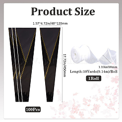 Opp пластиковые пакеты для букетов цветов&nbsp;AJEW-GF0009-98C