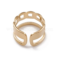 Anillos de puño de acero inoxidable 304 con revestimiento iónico (IP)&nbsp;RJEW-G285-83G