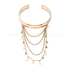 Браслеты из сплава на плечо&nbsp;BJEW-S180-02G