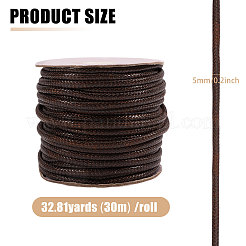 30 м плетеных вощеных полиэстеровых шнуров YC-WH0011-03D