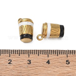 Pendentifs en acier inoxydable 304 émaillés&nbsp;SA-CBA7876-32G-02