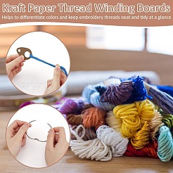 100 шт. деревянная катушка ниток&nbsp;DIY-BC0013-82B