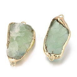 Соединители звеньев естественного зеленого флюорита&nbsp;G-Z019-01G