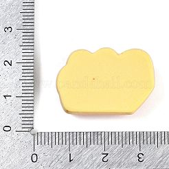 オペーク樹脂カボション  模造パン  トースト  19x28x7.5mm&nbsp;RESI-R454-02I