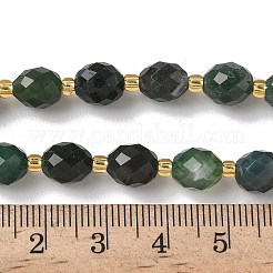 Природные моховой агат бисер нитей G-F809-A29-01
