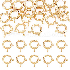 20pcs fermoirs à ressort en laiton&nbsp;KK-TA0008-85G-02