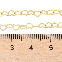 Ожерелье из латунных цепочек с сердечком для женщин NJEW-P265-39G