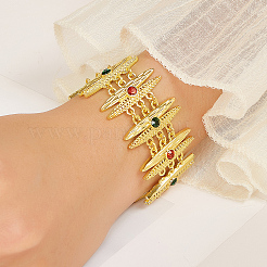 Браслеты-цепочки из сплава с микропаве из кубических цирконий для женщин&nbsp;AN7540