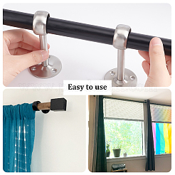 Ahademaker 4 комплект 2 цвета 201 нержавеющая сталь карнизы потолочные кронштейны FIND-GA0005-68