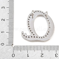 Messing micro pave klare zirkonia anhänger&nbsp;CU-CBA8481-01P-Q