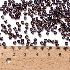 トーホー 8/0ラウンドビーズ  日本製シードビーズ  （166c）透明なアメジスト  3mm  穴：1mm  約10000個/ポンド&nbsp;SEED-TR08-0166C