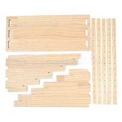 Exhibidores de aretes de madera de 5 nivel&nbsp;EDIS-G016-01D