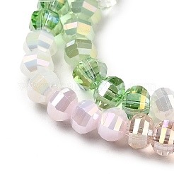 Стеклянные бусины с гальваническим покрытием &nbsp;EGLA-G039-09A-04