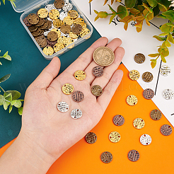 80 шт. 4 цвета подвески-соединители из цинкового сплава в тибетском стиле&nbsp;FIND-PH0004-84