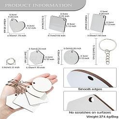 Сублимационные заготовки брелки&nbsp;AJEW-CJC0015-003