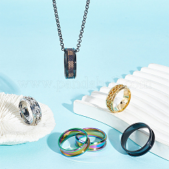 20 шт. 20 стиля 201 нержавеющая сталь рифленые кольца для пальцев STAS-UN0042-77