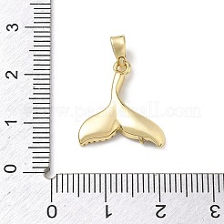 Pendentifs en laiton émaillé et zircon cubique transparent&nbsp;LS-KK-G603-01G-02