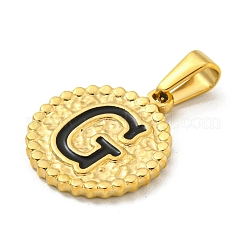 Placcatura ionica (ip) ciondoli in acciaio inossidabile smaltato 304&nbsp;STAS-R231-19G-G
