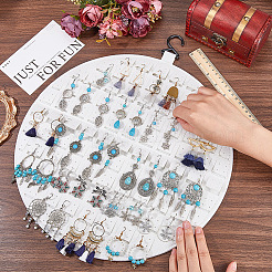 Настенные рулоны для подвешивания ювелирных изделий из полиэстера AJEW-WH20002-23B